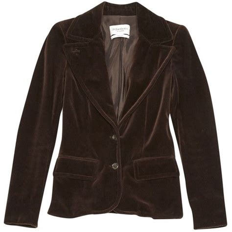 ysl blazer womens|saint laurent velvet blazer.